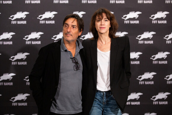 Yvan Attal et Charlotte Gainsbourg lors du photocall de "Mon chien stupide" pour la 34e édition du FIFF - Festival International du Film Francophone de Namur. Le 1er octobre 2019.