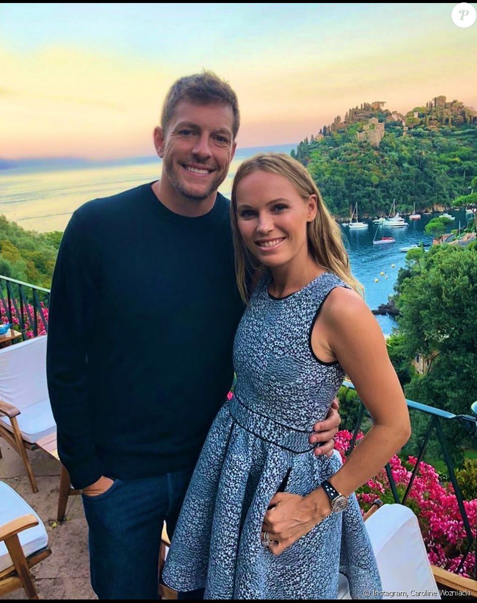 Caroline Wozniacki et son mari David Lee. Août 2020.