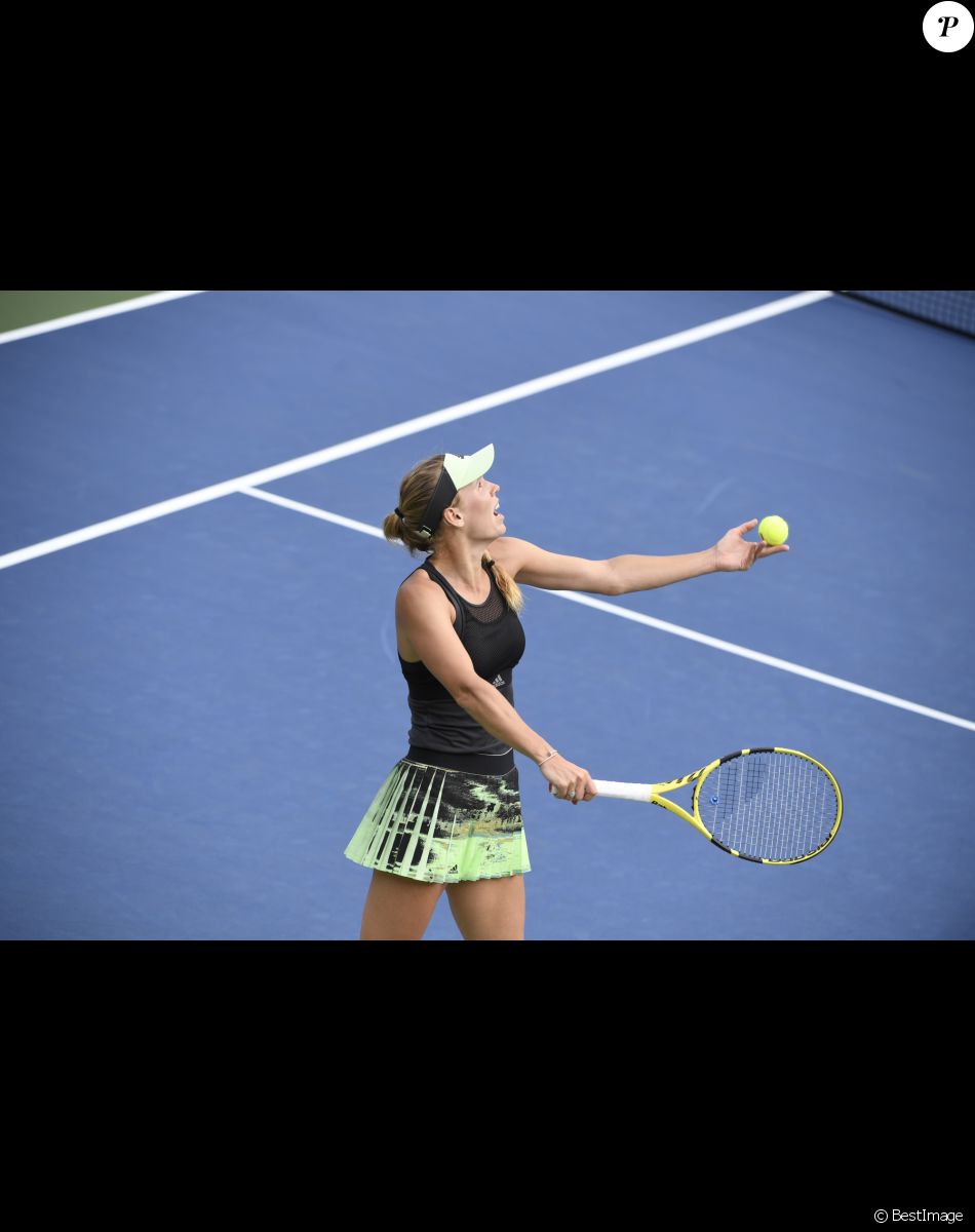 Caroline Wozniacki lors de l'US Open de Tennis au USTA Billie Jean King National Tennis Center à Flushing dans l'arrondissement du Queens à New York City, le 27 août 2019. © Chryslene Caillaud/Panoramic/Bestimage