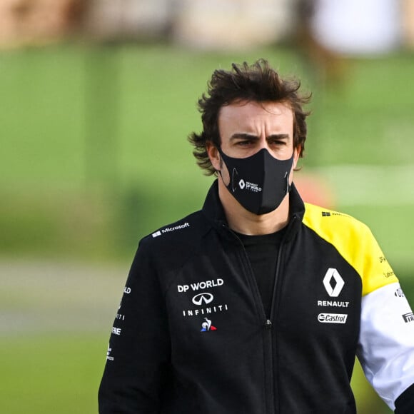Fernando Alonso lors du Grand Prix de F1 d'Emilie Romagne, sur le circuit d'Imola. Le 30 octobre 2020.