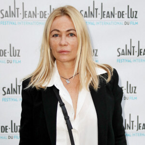 Exclusif - Emmanuelle Béart lors du photocall du film "L'Etreinte" au 7ème Festival international du film de Saint-Jean-de-Luz.