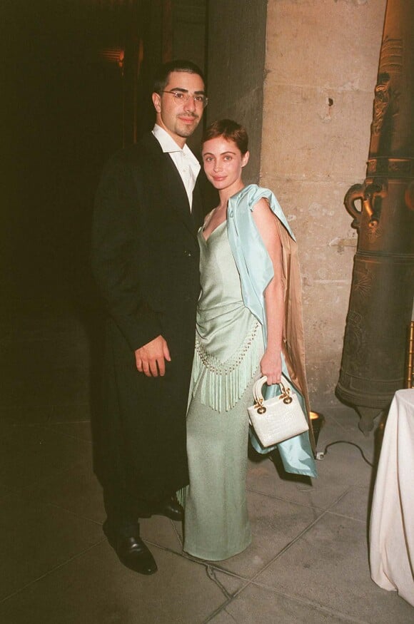 Emmanuelle Béart et David Moreau à Paris en 1997.