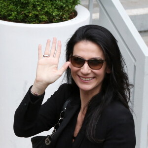 Marie Drucker - People au village des internationaux de France de tennis à Roland Garros à Paris 5 juin 2016. © Dominique Jacovides / Bestimage
