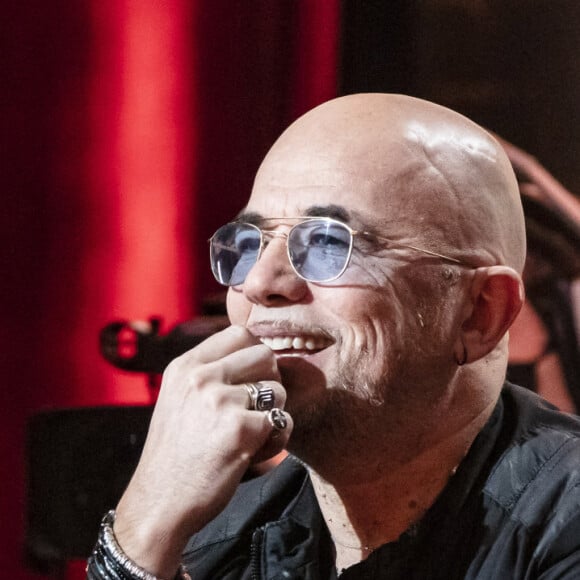 Exclusif - Pascal Obispo sur le plateau pendant l'émission On Est En Direct (OEED) , présentée par Laurent Ruquier et diffusée en direct le 16 janvier 2021 sur France 2 à Paris. © Jack Tribeca / Bestimage