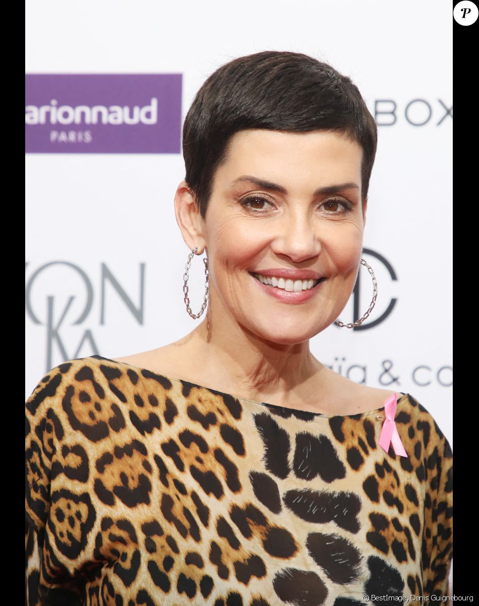 Cristina Cordula, ambassadrice de l'Association Octobre Rose 2019 à l'occasion du lancement de la 26ème campagne d'Octobre Rose par l'association Le Cancer du Sein, Parlons-en ! sur le Champ de Mars à Paris, France. © Denis Guignebourg/Bestimage