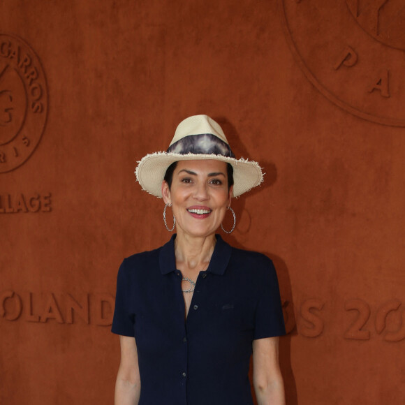 Cristina Cordula au village lors des internationaux de tennis de Roland Garros à Paris, France, le 2 juin 2019. © Jacovides-Moreau/Bestimage 