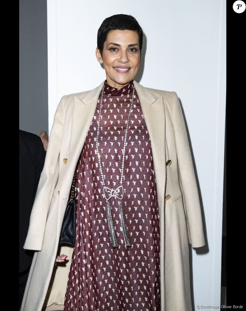 Cristina Cordula - Photocall du défilé de mode Prêt-à-Porter automne-hiver 2019/2020 "Giambattista Valli" à Paris. Le 4 mars 2019 © Olivier Borde / Bestimage
