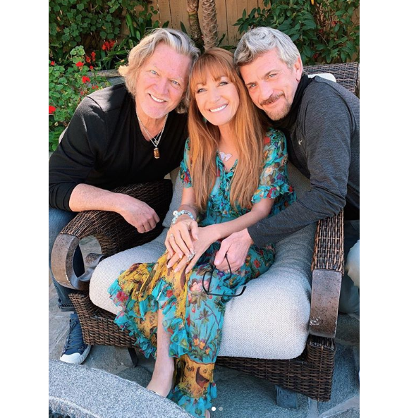 Jane Seymour, Joe Lando et William Shockley prennent la pose ensemble sur Instagram, le 19 mars 2019.