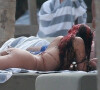Exclusif - La fille de Madonna, Lourdes Leon, se dore la pilule sur la plage de Tulum, au Mexique. Le 30 janvier 2021.