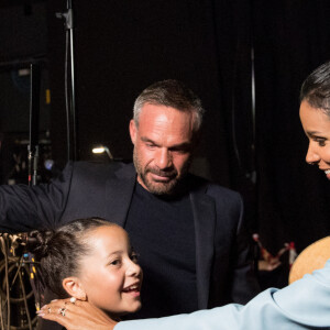 Exclusif - Shy'm, Philippe Bas - Backstage de l'enregistrement de l'émission "La Chanson secrète 7 " à la Scène musicale à Paris, qui sera diffusée le 15 janvier 2021 sur TF1. © Gaffiot-