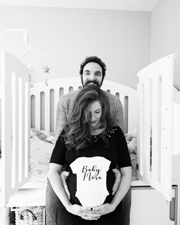 Davina Vigné et David Mora avant la naissance de leur fille, photo Instagram du 6 janvier 2021