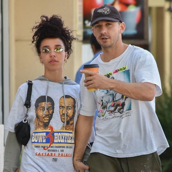 Exclusif - Shia LaBeouf et FKA Twig dans les rues de Studio City.