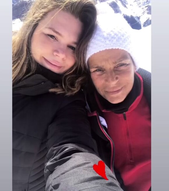 Stéphanie de Monaco et sa fille Camille Gottlieb sur Instagram, janvier 2021.