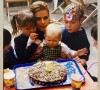 Photo souvenir de Stéphanie de Monaco avec ses enfants, Pauline et Louis Ducruet, ainsi que Camille Gottlieb, sur Instagram en janvier 2021.