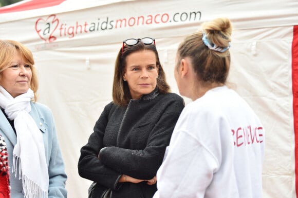 Exclusif - La princesse Stéphanie de Monaco participe à l'opération "Test in the City" à Monaco le 22 novembre 2018. © Bruno Bebert / PRM / Bestimage