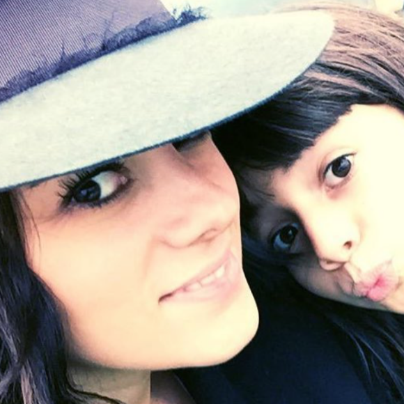 Alizée et sa fille Annily.