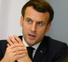 Emmanuel Macron assiste à une réunion par vidéoconférence avec des responsables de l'Union africaine à la suite de l'initiative ACT-A. Paris. © Jacques Witt/Pool/Bestimage