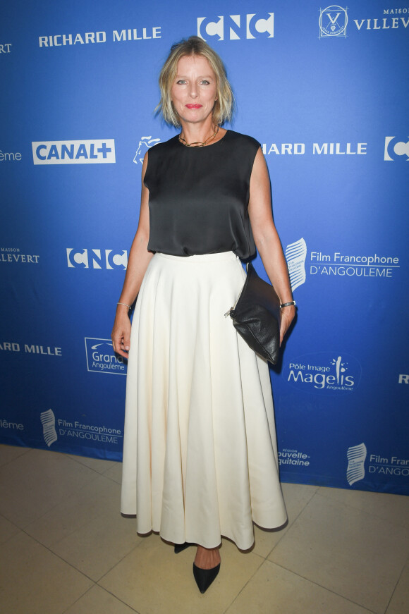 Karin Viard (Présidente du jury) lors de la clôture de la 11ème édition du festival du Film Francophone d'Angoulême, France, le 26 août 2018. © Coadic Guirec/Bestimage  Celebs attending the closing ceremony of the 11th Angouleme French-Speaking Film Festival in Angouleme, France on August 26, 2018. 