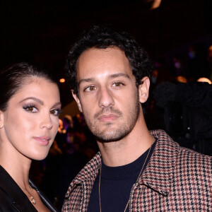 Exclusif - Iris Mittenaere et Diego El Glaoui - Frontrow lors du défilé Etam Live Show à Paris le 29 septembre 2020. © Pool Agence Bestimage