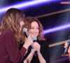 Exclusif - Carla Bruni Sarkozy et Marine Delterme - Enregistrement de l'émission "Duos Mystères" à la Seine Musicale à Paris. Le 1er février 2021 sur TF1. © Gaffiot-Moreau / Bestimage 