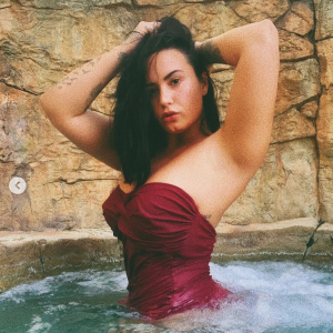 Demi Lovato en maillot de bain. Mai 2020.
