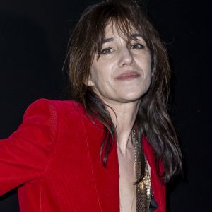 Charlotte Gainsbourg - Défilé de mode prêt-à-porter automne-hiver 2020/2021 Saint Laurent à Paris. © Olivier Borde / Bestimage