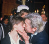 Archives - Charlotte Gainsbourg, César du meilleur espoir féminin pour le film "L'Effrontée", avec son père Serge Gainsbourg. Soirée des César, 1986.