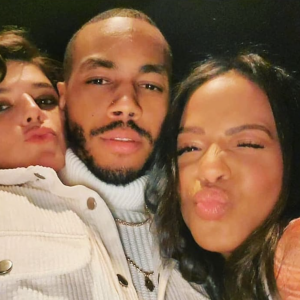 L'acteur Jahmil French et Christina Milian (à droite). Septembre 2020.