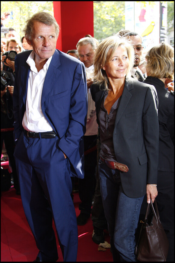 Claire Chazal et Patrick Poivre d'Arvor - Présentation des programmes 2007-2008 de TF1 à l'Olympia. Paris.
