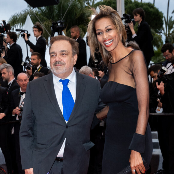 Didier Bourdon et sa femme Marie-Sandra - Montée des marches du film "Douleur et Gloire" lors du 72ème Festival International du Film de Cannes. © Borde / Bestimage