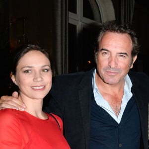 Jean Dujardin et Nathalie Péchalat à la soirée pour Claude Lelouch qui fête ses 80 ans au restaurant Victoria à Paris, France, le 30 octobre 2017. © Coadic Guirec/Bestimage 