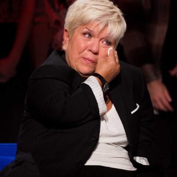 Exclusif - Mimie Mathy - Enregistrement de l'émission "La Boîte à secrets 4" à Paris, présentée par F.Bollaert, et diffusée le 10 avril sur France 3. Le 23 janvier 2020 © Tiziano Da Silva / Bestimage