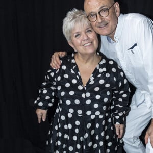 Exclusif -- Mimie Mathy et son mari Benoist Gérard - Surprises - Backstage de l'enregistrement de l'émission "La Chanson secrète 4", qui sera diffusée le 4 janvier 2020 sur TF1, à Paris. Le 17 décembre 2019 © Gaffiot-Perusseau / Bestimage