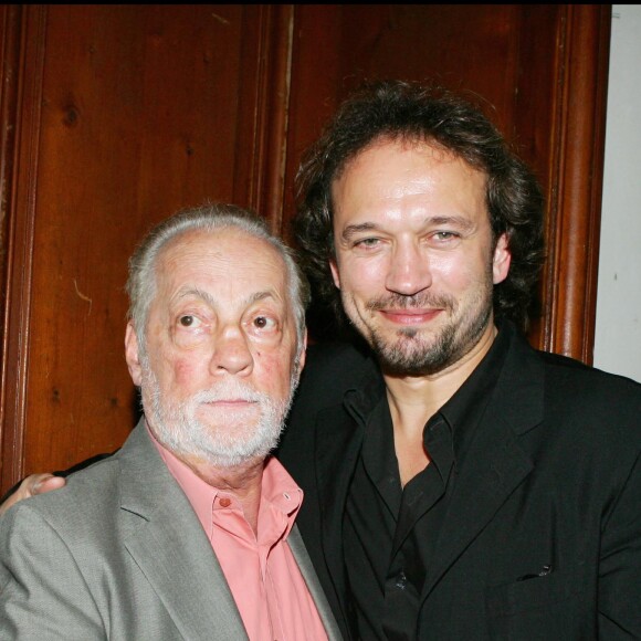 Michel Serrault et Vincent Perez - Soirée Chevignon by Le Fur à Deauville.