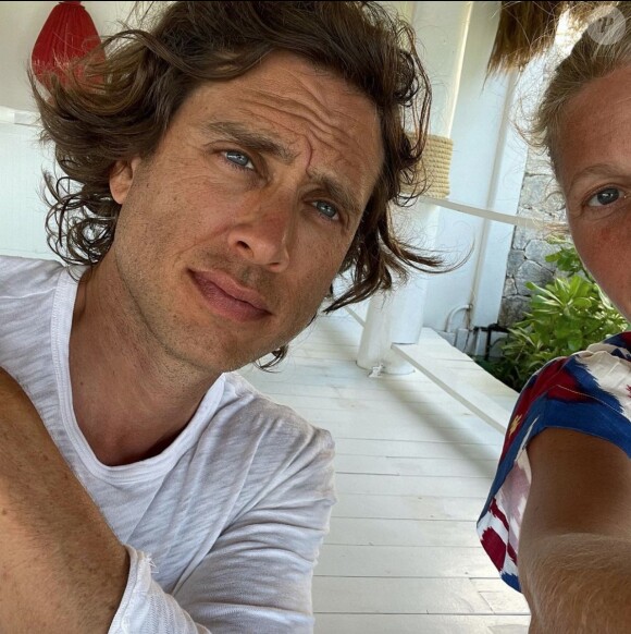 Gwyneth Paltrow et son mari Brad Falchuk sur Instagram. Le 2 mars 2021.