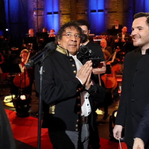 Exclusif - Laurent Voulzy, Lionel Bringuier, Gautier Capuçon - "Symphonie pour la Vie, Spéciale Pièces jaunes" au Théâtre national de l'Opéra Comique à Paris. Les 3 et 4 février 2021. © Dominique Jacovides / Bestimage