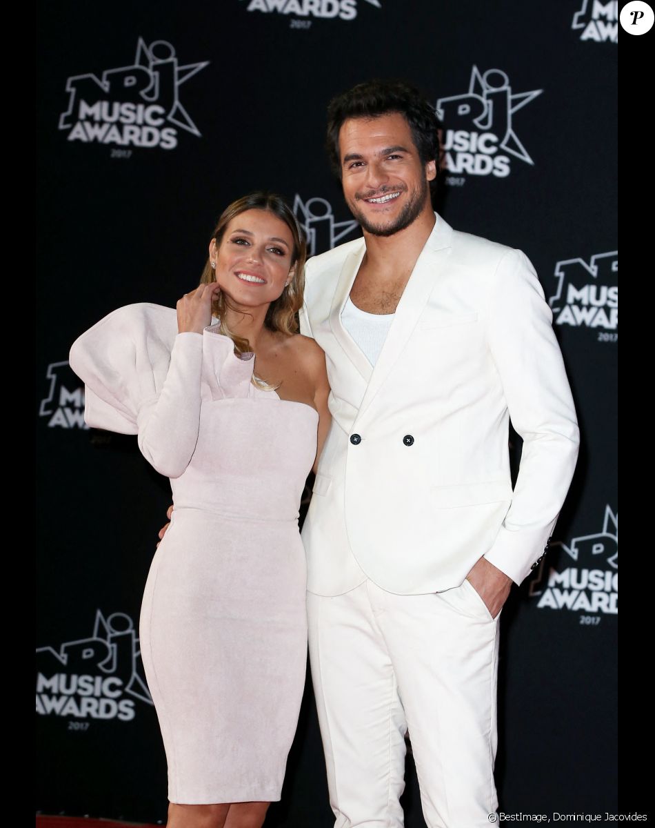 Amir Haddad et sa femme Lital - 19e édition des NRJ Music Awards à Cannes. Le 4 novembre 2017. © Dominique Jacovides/Bestimage