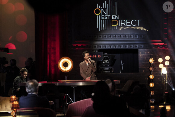 Exclusif - Amir Haddad - Enregistrement de l'émission "On Est En Direct" (OEED), présentée par Laurent Ruquier, diffusée sur France 2 le 6 mars 2021. © Jack Tribeca / Bestimage