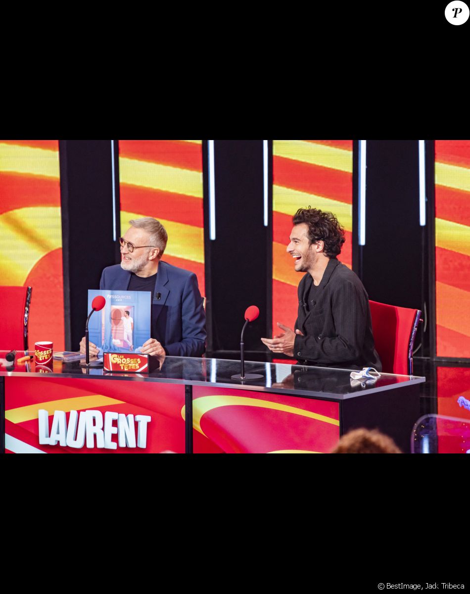 Exclusif - Laurent Ruquier et Amir Haddad - Enregistrement de l'émission "Les Grosses Têtes". Le 8 décembre 2020. © Jack Tribeca / Bestimage