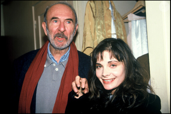 Archives - Jean-Pierre Marielle et Marie Trintignant - Générale de la pièce "Le retour", en 1994.
