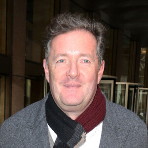 Piers Morgan se rendant aux studios de la Sirius radio à New York, le 2 mars 2015.