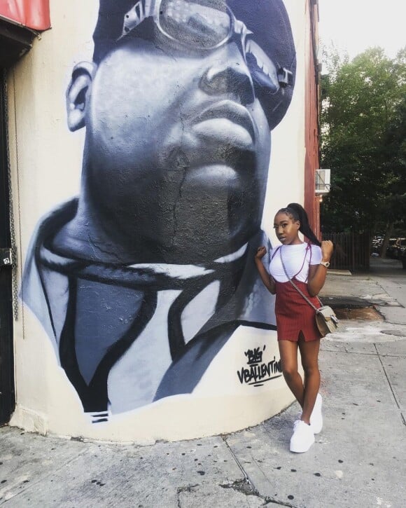 T'yanna Wallace, la fille de Notorious B.I.G, prend la pose sur Instagram.