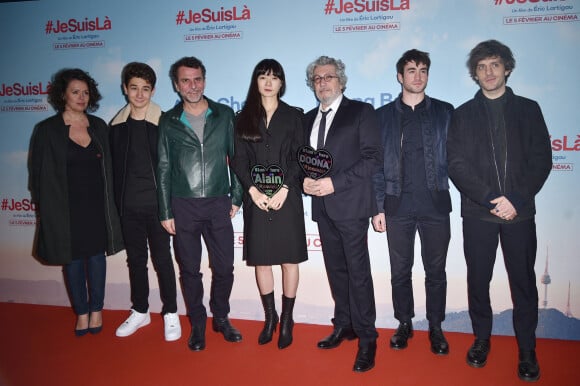 Delphine Gleize, Eric Lartigau et son fils Lazare, Doona Bae, Alain Chabat, Ilian Bergala, Jules Sagot - Avant-première du film "Je suis là" au cinéma UGC Normandie à Paris, le 4 février 2020. © Giancarlo Gorassini/Bestimage