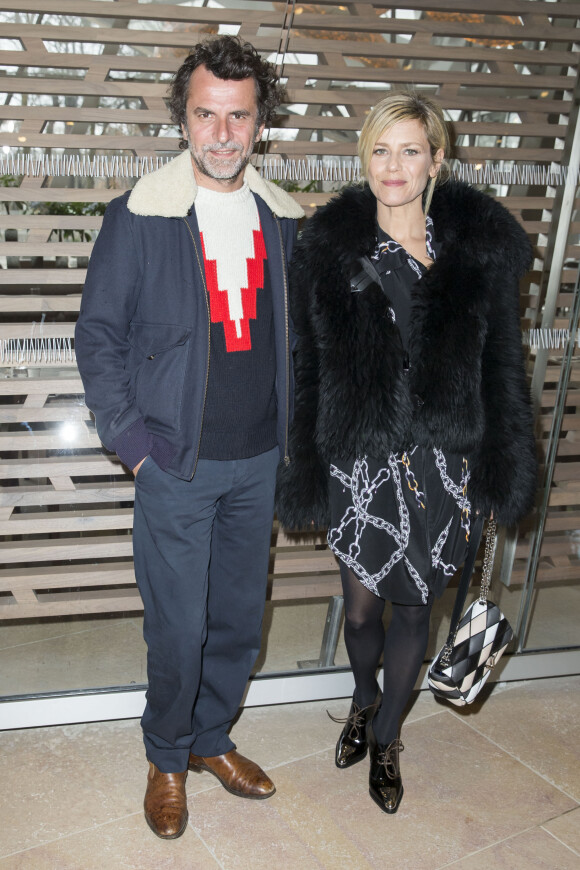 Eric Lartigau et sa femme Marina Foïs - Défilé de mode prêt-à-porter automne-hiver 2016/2017 "Vuitton" à Paris, le 9 mars 2016. © Olivier Borde/Bestimage