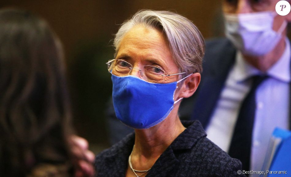 Elisabeth Borne, ministre du travail - Conférence pour les dix ans de la loi Copé-Zimmermann, Loi relative à la représentation équilibrée des femmes et des hommes au sein des conseils d'administration et de surveillance à Bercy le 26 janvier 2021. © Panoramic / Bestimage