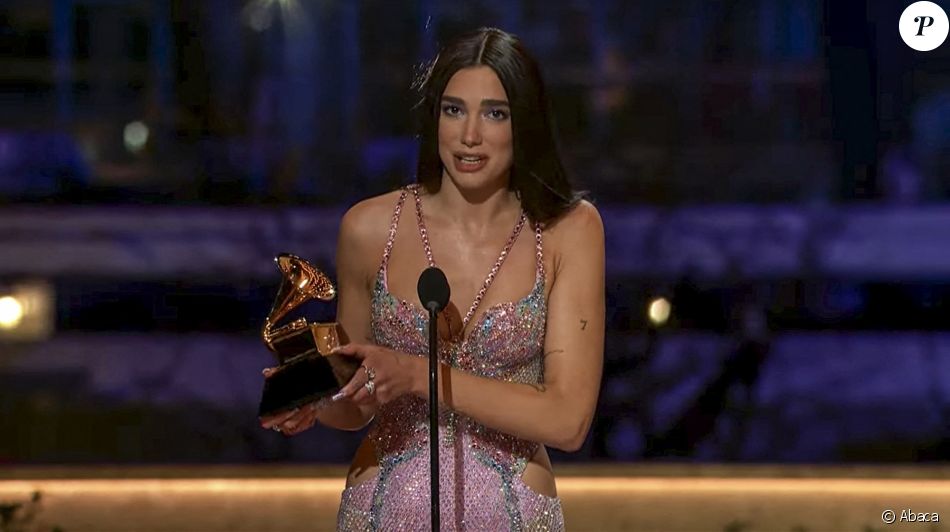 Dua Lipa - 63e cérémonie des Grammy Awards au Staples Center de Los Angeles. Le 14 mars 2021. @Avalon/Photoshot/ABACAPRESS.COM