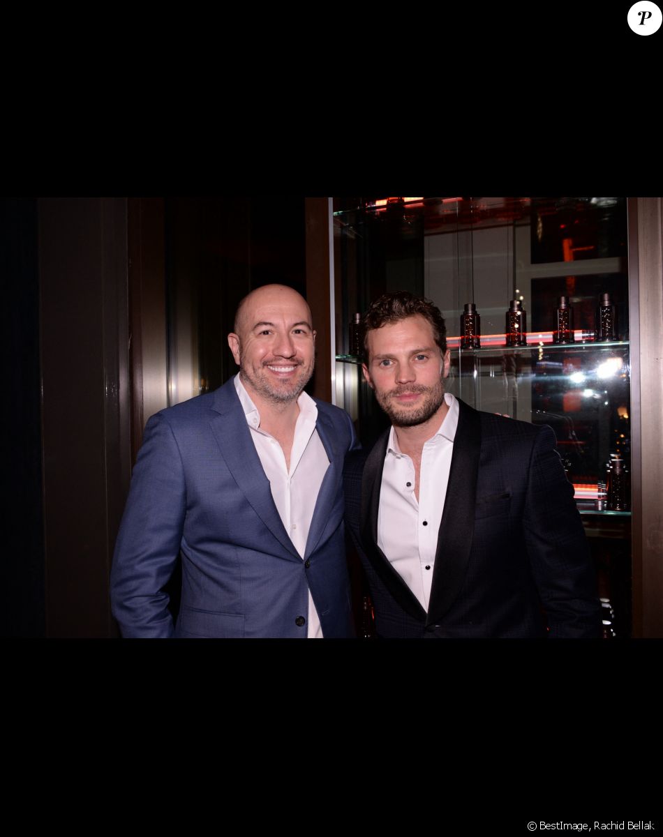 Exclusif - guest, l'acteur americain Jamie Dornan (Egérie de la marque Boss) - Soirée de lancement du nouveau parfum Boss "The scent absolute" à l'hôtel Mandarin Oriental à Paris le 13 novembre 2019. © Rachid Bellak/Bestimage
