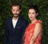 Jamie Dornan et sa femme Amelia Warner lors du dîner "Chanel and Charles Finch Pre-Oscar Awards" au restaurant Madeo à Los Angeles.