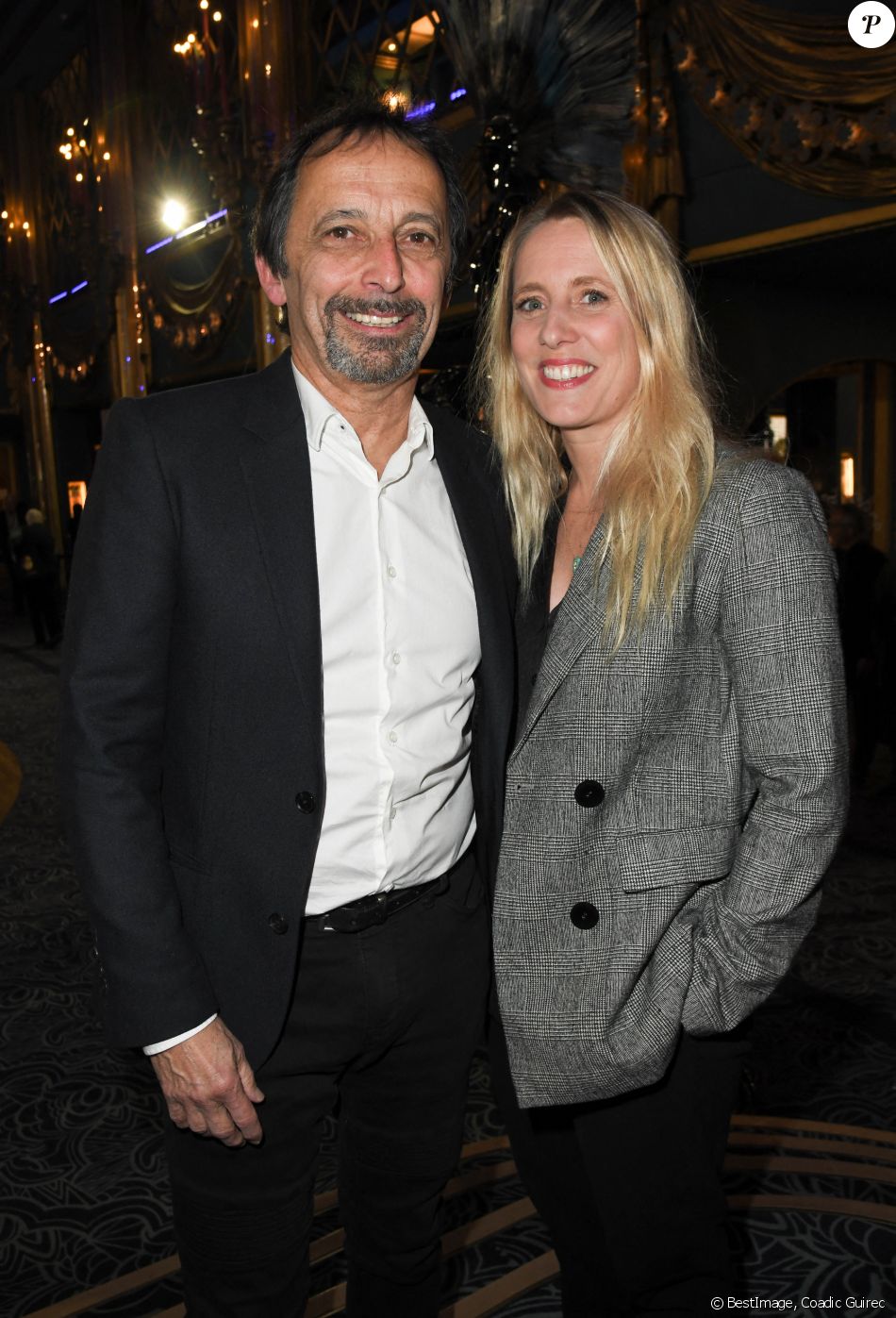 Eric Métayer et sa femme Andréa Bescond lors de la 31ème cérémonie des Molières 2019 aux Folies Bergère à Paris, France, le 13 mai 2019. © Coadic Guirec/Bestimage