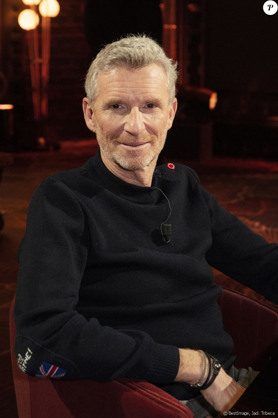 Exclusif - Denis Brogniart (Pour son livre : " Un soldat presque exemplaire " chez Flammarion) - Backstage de l'enregistrement de l'émission "On Est En Direct" (OEED), présentée par L. Ruquier, diffusée sur France 2 le 13 mars 2021. © Jack Tribeca/Bestimage